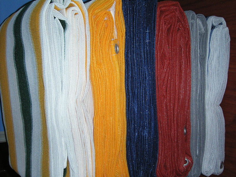 Plastic Colorful Sun Shade Netting , 90% - 100% Garden Shade Cloth