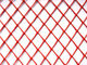 PP / PE Orange Snow Fence Construction Safety Netting , Diamond Grid
