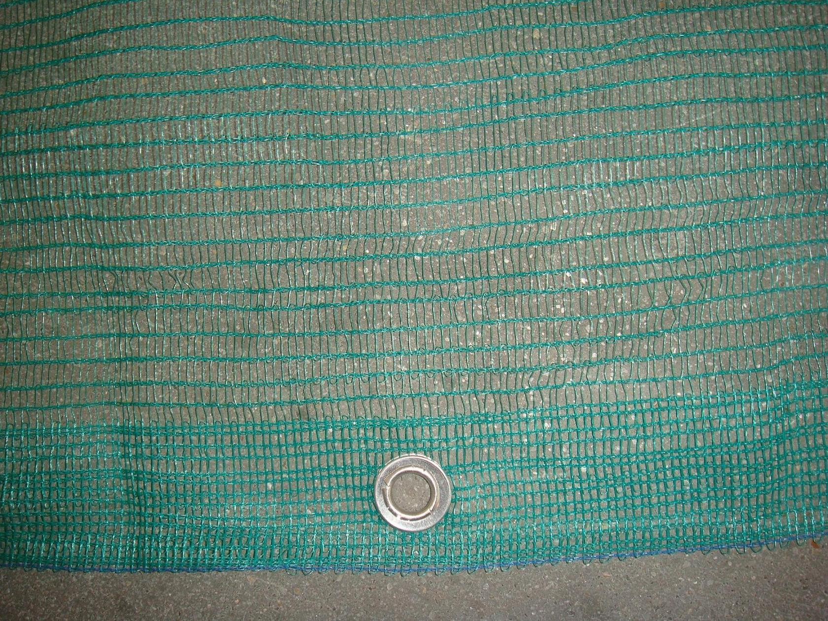 Dark Green Construction Safety Netting For Scaffolding , HDPE Building Net