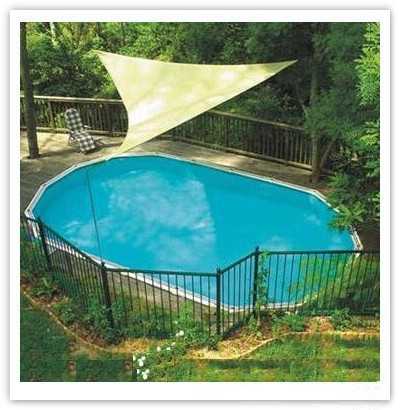 triangle swimming pool
