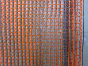 Orange Personnel Construction Safety Netting / Debris Net 40gsm - 200gsm