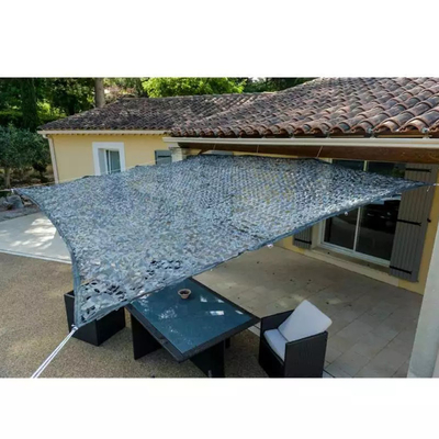 Polyester Oxford Camouflage Sail Shade Anti UV For Sun Protection