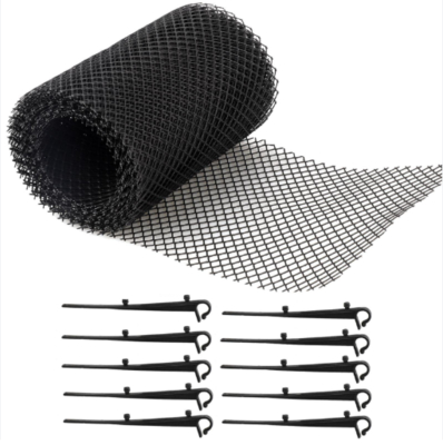 Virgin Hdpe Construction Safety Netting Gutter Mesh / Gutter Guard
