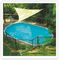 Triangle Breathable Sun Shade Sail For Courtyard , Swimming Pools