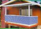 Hdpe Balcony Shade Net UV Resistant With Aluminum Eyelets On Borders